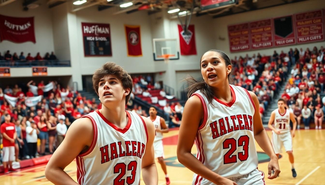 huffman high school basketball