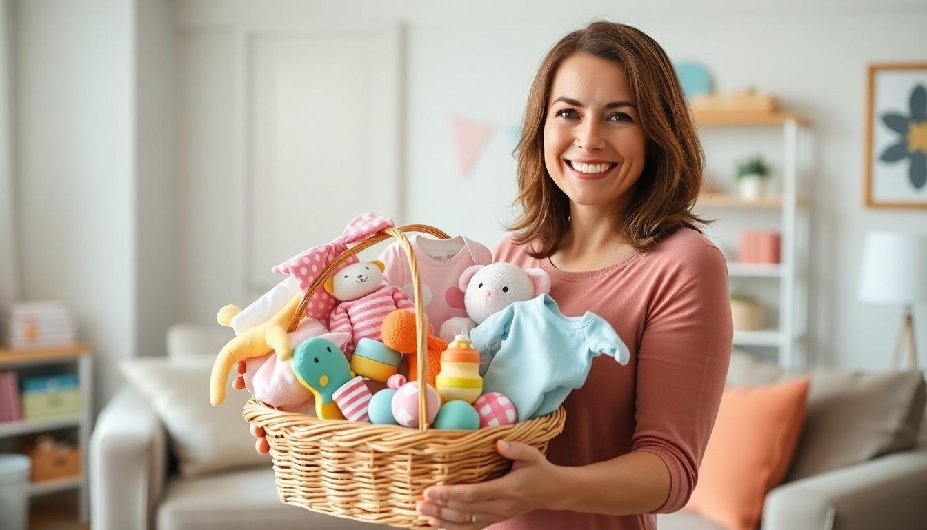 new baby gift basket for parents