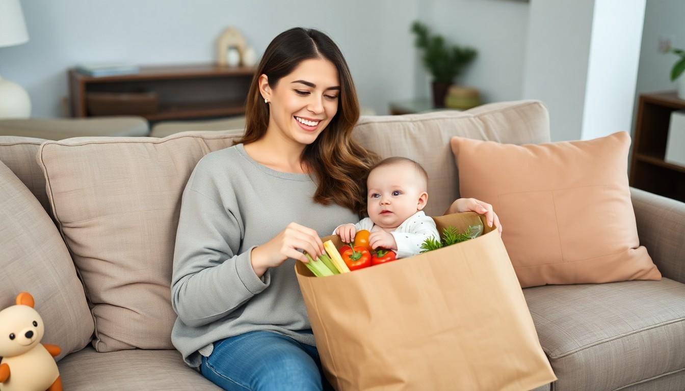 food delivery for new parents